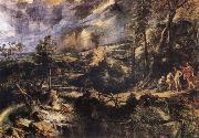 Stormy Landscape with Philemon und Baucis